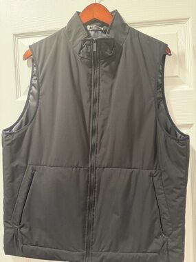 Zara Men's Black Puffer Vest